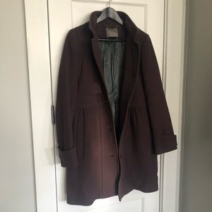 JCrew Plum Coat
